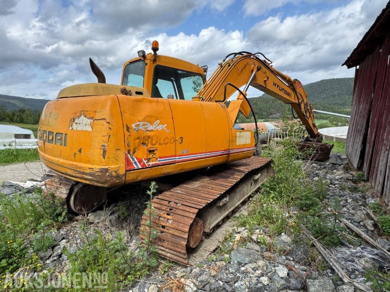 1996 Hyundai Robex 130 LCD-3 gravemaskin med rotator / 2 stk skuffer - Pelle: photos 5 1996 Hyundai Robex 130 LCD-3 gravemaskin med rotator / 2 stk skuffer - Pelle: photos 5