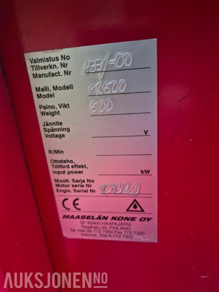 2000 Kingcat KC500 med skuffe - Honda GD411 dieselmotor - Tredjefunksjon - Tracteur agricole: photos 5 2000 Kingcat KC500 med skuffe - Honda GD411 dieselmotor - Tredjefunksjon - Tracteur agricole: photos 5