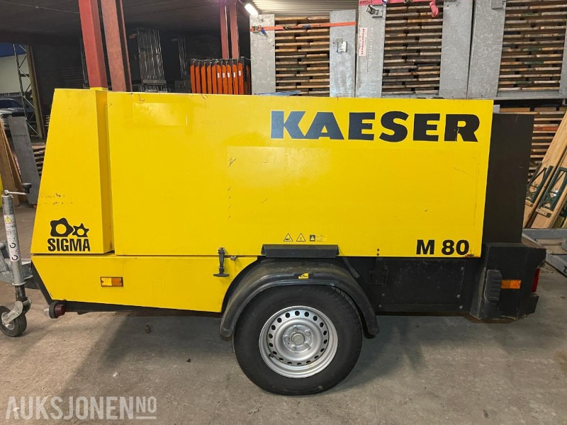 2012 Kaeser M 80 Tilhenger kompressor - Matériel de chantier: photos 2 2012 Kaeser M 80 Tilhenger kompressor - Matériel de chantier: photos 2