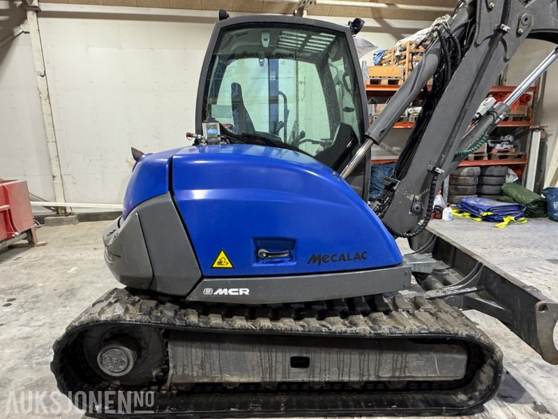Mini pelle 2016 Mecalac 8MCR-T4 gravemaskin: photos 7 Mini pelle 2016 Mecalac 8MCR-T4 gravemaskin: photos 7