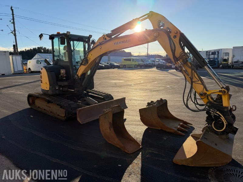 2016 Yanmar VIO57-U minigraver – Rototilt • 3 skuffer • Sentralsmøring • Kun 2 180 timer - Mini pelle: photos 3 2016 Yanmar VIO57-U minigraver – Rototilt • 3 skuffer • Sentralsmøring • Kun 2 180 timer - Mini pelle: photos 3