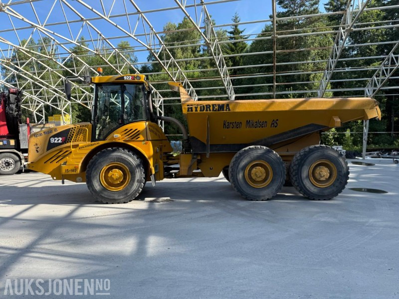 2017 Hydrema 922F 2.55 DUMPER SERVICEHISTORIKK LITE TIMER. - Tombereau: photos 4 2017 Hydrema 922F 2.55 DUMPER SERVICEHISTORIKK LITE TIMER. - Tombereau: photos 4