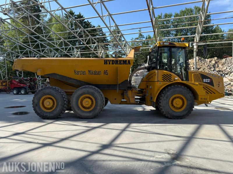 2017 Hydrema 922F 2.55 DUMPER SERVICEHISTORIKK LITE TIMER. - Tombereau: photos 3 2017 Hydrema 922F 2.55 DUMPER SERVICEHISTORIKK LITE TIMER. - Tombereau: photos 3
