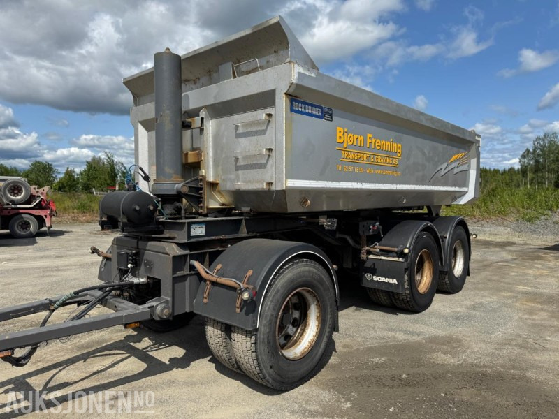 Camion benne 2018 Scania R580 GODT UTSTYRT TIPPBIL MED 3 AKSLET HENGER: photos 14