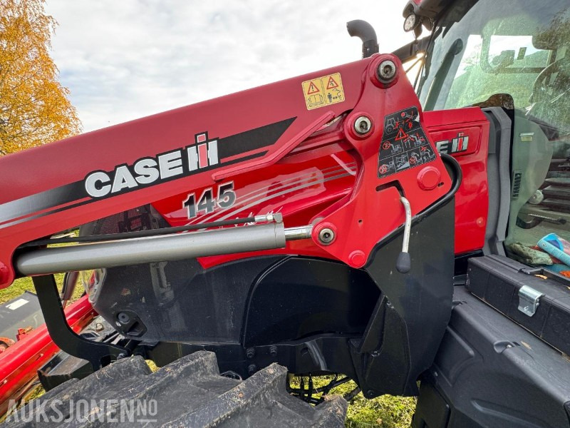 2019 CASE IH Maxxum 145 traktor med frontlaster / 40 km.t / 1354 timer - crédit-bail 2019 CASE IH Maxxum 145 traktor med frontlaster / 40 km.t / 1354 timer: photos 16