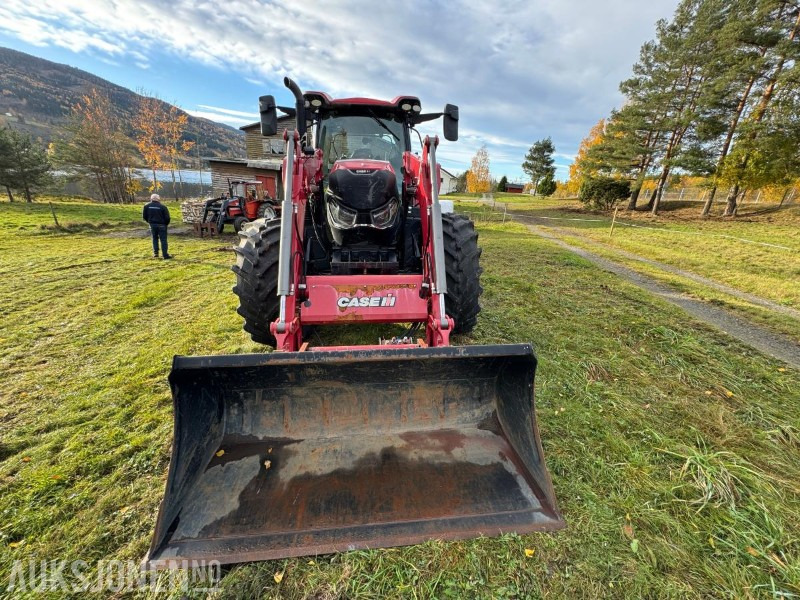 2019 CASE IH Maxxum 145 traktor med frontlaster / 40 km.t / 1354 timer - crédit-bail 2019 CASE IH Maxxum 145 traktor med frontlaster / 40 km.t / 1354 timer: photos 8