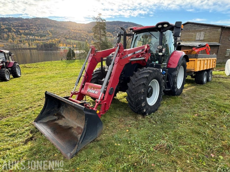 2019 CASE IH Maxxum 145 traktor med frontlaster / 40 km.t / 1354 timer - Tracteur agricole: photos 1 2019 CASE IH Maxxum 145 traktor med frontlaster / 40 km.t / 1354 timer - Tracteur agricole: photos 1