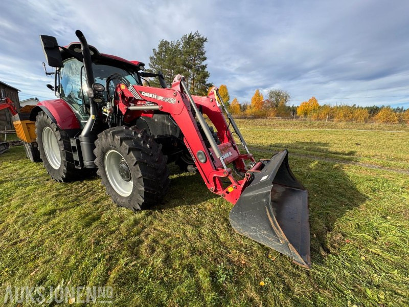 2019 CASE IH Maxxum 145 traktor med frontlaster / 40 km.t / 1354 timer - crédit-bail 2019 CASE IH Maxxum 145 traktor med frontlaster / 40 km.t / 1354 timer: photos 7