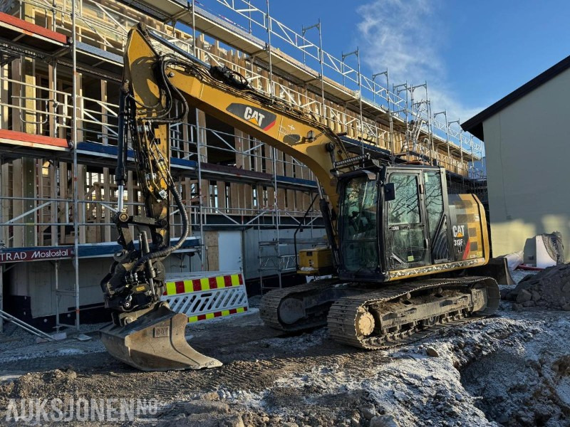 2020 Cat 313FL gravemaskin med maskinstyring / 2 skuffer / 5278 timer - Pelle: photos 1 2020 Cat 313FL gravemaskin med maskinstyring / 2 skuffer / 5278 timer - Pelle: photos 1