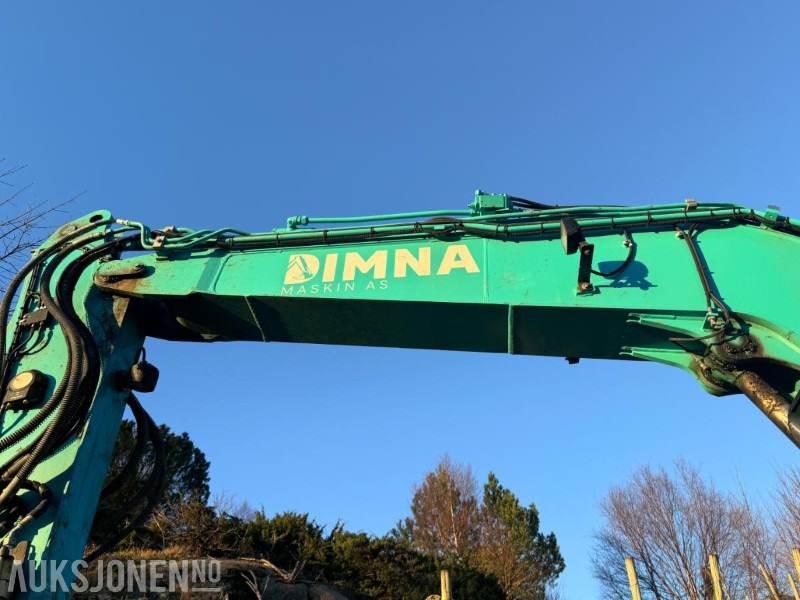 Pelle 2021 Kobelco SK75SR-7 - 8 tonns Gravemaskin - Sentralsmøring - Engcon tiltrotator - Hammer - Pusskuffe - Gallerskufffe - Graveskuffe - Smalskuffe og Klype - Gått 2732 timer: photos 20