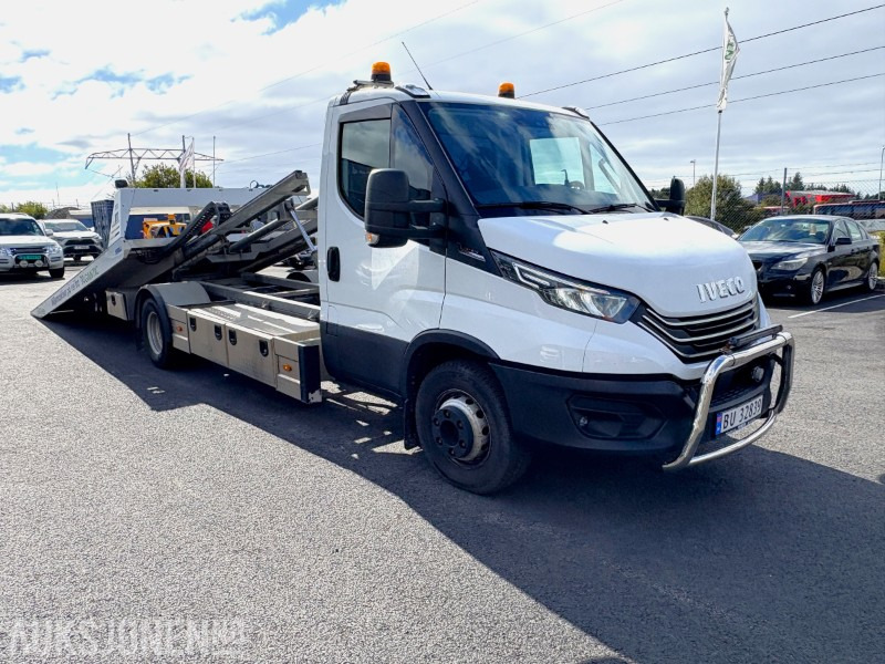 2022 Iveco Daily - nyttelast 3165 kg - bergingsbil / redningsbil / maskintransport / biltransport - Camion de pompier: photos 2 2022 Iveco Daily - nyttelast 3165 kg - bergingsbil / redningsbil / maskintransport / biltransport - Camion de pompier: photos 2