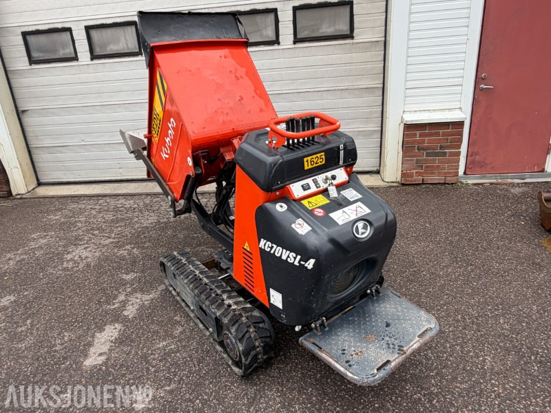 2022 Kubota KC70 minidumper - 7kW - 3600 rpm - Beltebredder - Tombereau: photos 3 2022 Kubota KC70 minidumper - 7kW - 3600 rpm - Beltebredder - Tombereau: photos 3