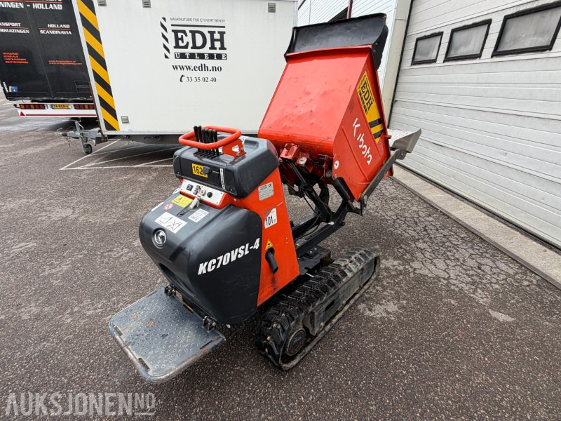 2022 Kubota KC70 minidumper - 7kW - 3600 rpm - Beltebredder - Tombereau: photos 5 2022 Kubota KC70 minidumper - 7kW - 3600 rpm - Beltebredder - Tombereau: photos 5