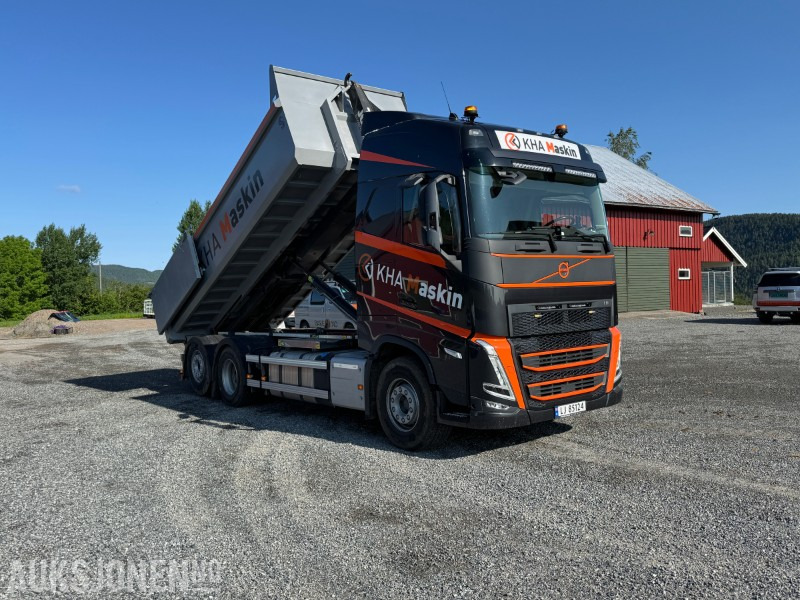 Camion ampliroll 2023 Volvo FH - Krokbil med Dumperkasse og Maskinflak: photos 12