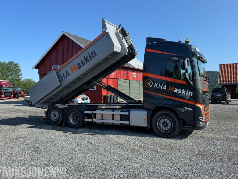 Camion ampliroll 2023 Volvo FH - Krokbil med Dumperkasse og Maskinflak: photos 13