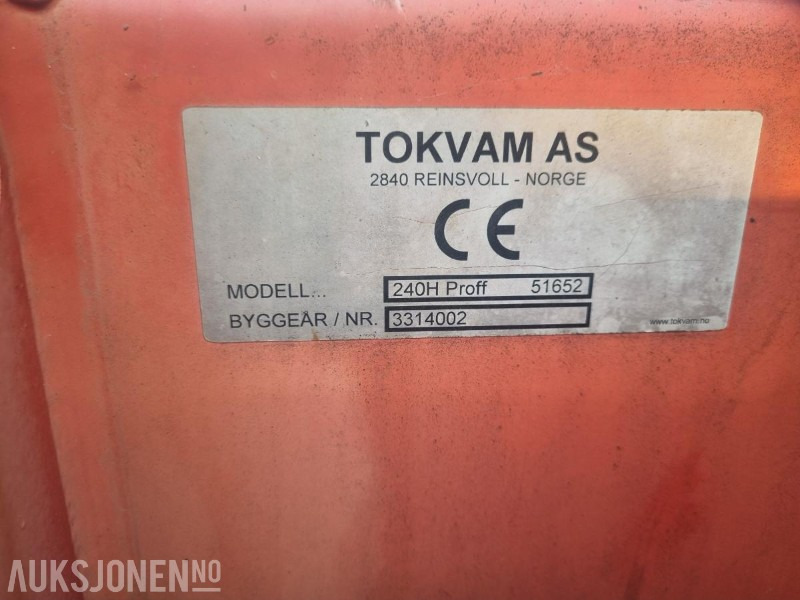 2014 Andre Tokvam h240proff - Accessoire pour Engins de chantier: photos 2 2014 Andre Tokvam h240proff - Accessoire pour Engins de chantier: photos 2