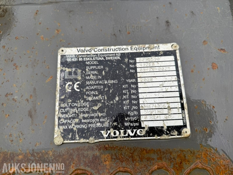 2020 Volvo pusseskuffe S60 feste - Accessoire pour Engins de chantier: photos 4 2020 Volvo pusseskuffe S60 feste - Accessoire pour Engins de chantier: photos 4