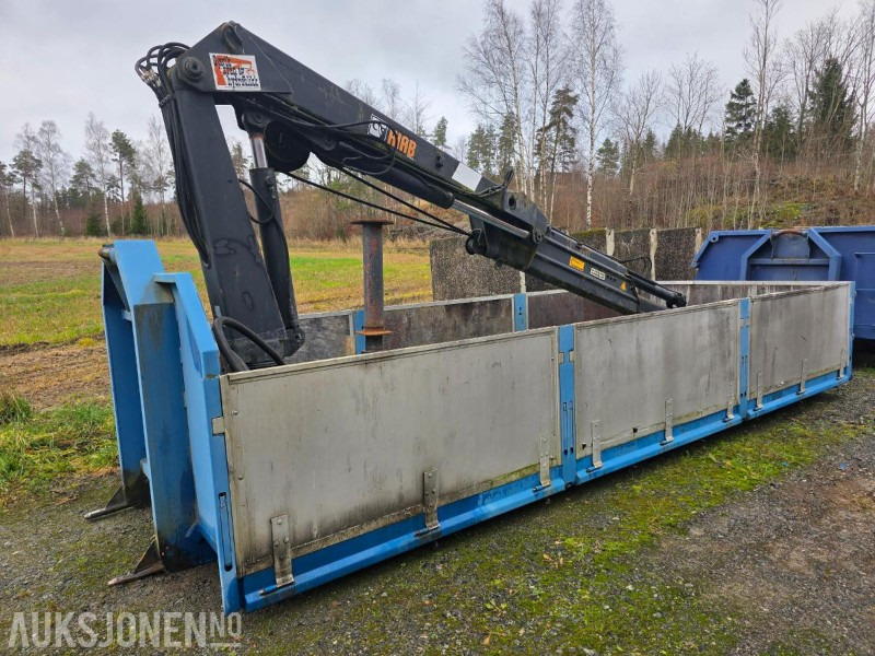 Kranflak med hydraulisk kran, HIAB 865 AW - Camion: photos 1 Kranflak med hydraulisk kran, HIAB 865 AW - Camion: photos 1