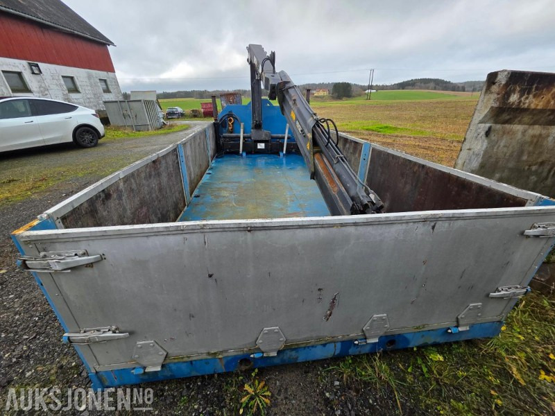 Kranflak med hydraulisk kran, HIAB 865 AW - Camion: photos 3 Kranflak med hydraulisk kran, HIAB 865 AW - Camion: photos 3