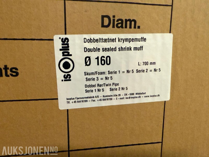 Muffer til fjernvarmerør - Matériel de chantier: photos 3 Muffer til fjernvarmerør - Matériel de chantier: photos 3