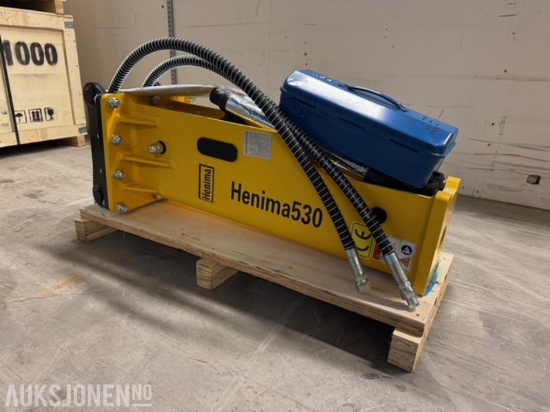 NY HENIMA PIGGHAMMER TIL 2,5-4,5 TONNS GRAVEMASKIN S40 - Marteau hydraulique pour Engins de chantier: photos 2 NY HENIMA PIGGHAMMER TIL 2,5-4,5 TONNS GRAVEMASKIN S40 - Marteau hydraulique pour Engins de chantier: photos 2