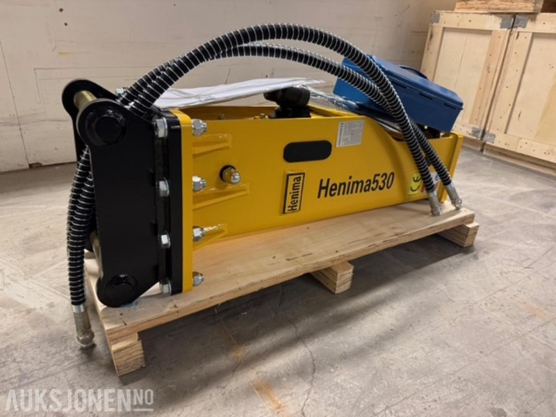NY HENIMA PIGGHAMMER TIL 2,5-4,5 TONNS GRAVEMASKIN S40 - Marteau hydraulique pour Engins de chantier: photos 3 NY HENIMA PIGGHAMMER TIL 2,5-4,5 TONNS GRAVEMASKIN S40 - Marteau hydraulique pour Engins de chantier: photos 3