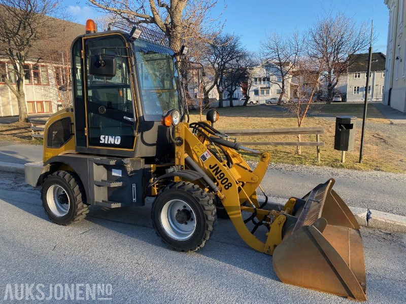 Sino 908 Hjullaster med skuffe og pallegaffler - Chargeuse sur pneus: photos 3 Sino 908 Hjullaster med skuffe og pallegaffler - Chargeuse sur pneus: photos 3