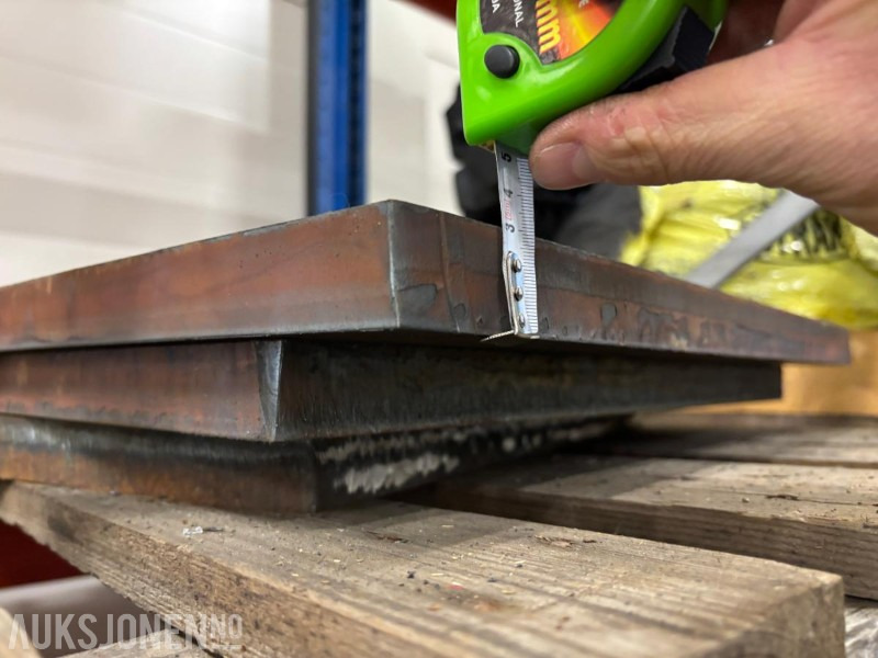 Matériel de chantier Stålplater - Nytt, ubrukt, forskjellige tykkelser og og lengder - se bilder.: photos 17 Matériel de chantier Stålplater - Nytt, ubrukt, forskjellige tykkelser og og lengder - se bilder.: photos 17