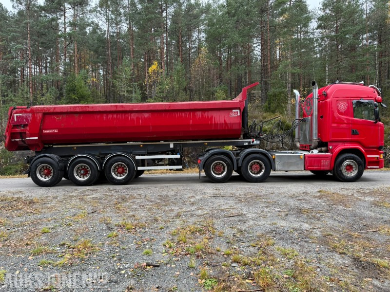2018 Scania R580-V8-6x4-EURO6-260.000km-Tippsemi m/ Langendorf tralle - Tracteur routier: photos 5 2018 Scania R580-V8-6x4-EURO6-260.000km-Tippsemi m/ Langendorf tralle - Tracteur routier: photos 5