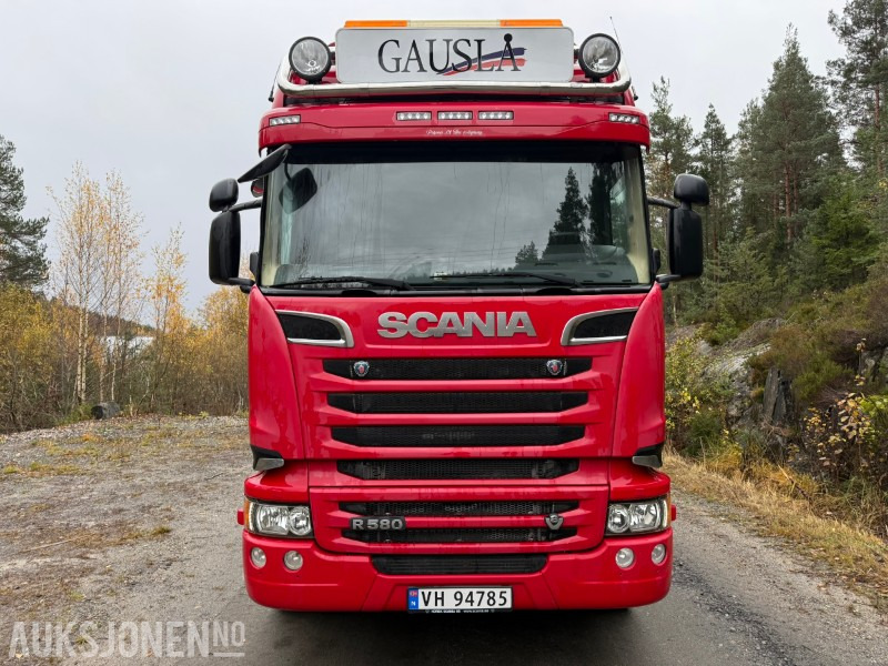 2018 Scania R580-V8-6x4-EURO6-260.000km-Tippsemi m/ Langendorf tralle - Tracteur routier: photos 3 2018 Scania R580-V8-6x4-EURO6-260.000km-Tippsemi m/ Langendorf tralle - Tracteur routier: photos 3