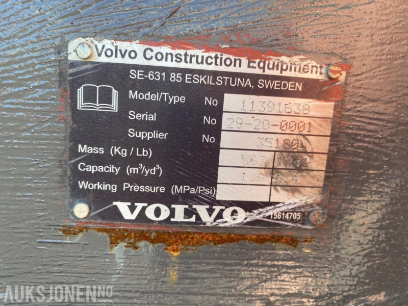 Volvo Skuffe nesten ny 2,20 - Chargeuse sur pneus: photos 4 Volvo Skuffe nesten ny 2,20 - Chargeuse sur pneus: photos 4