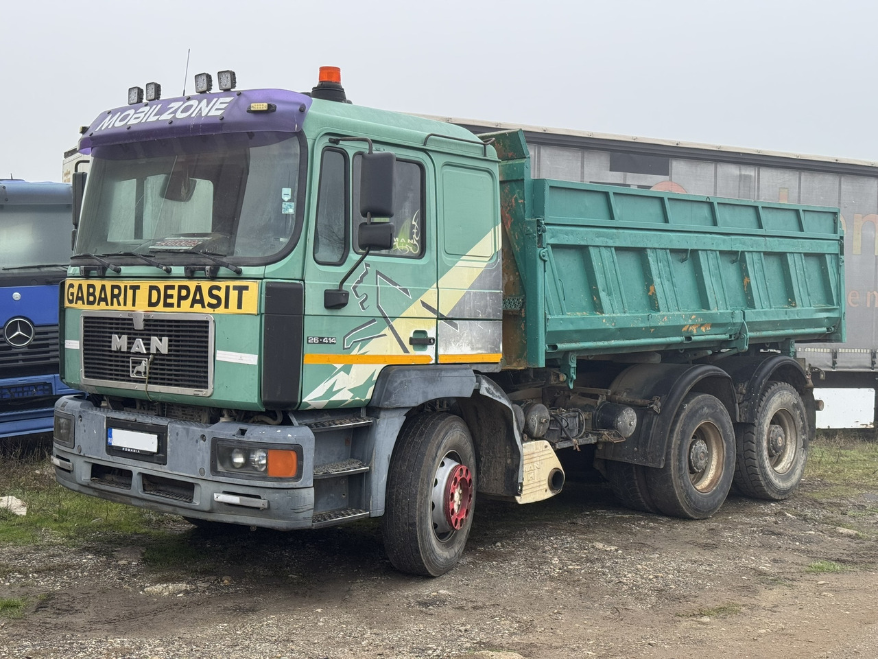 MAN 26 414 6x4 KIPPER L2000 Euro3 Manual Injection Pomp - Camion: photos 2 MAN 26 414 6x4 KIPPER L2000 Euro3 Manual Injection Pomp - Camion: photos 2