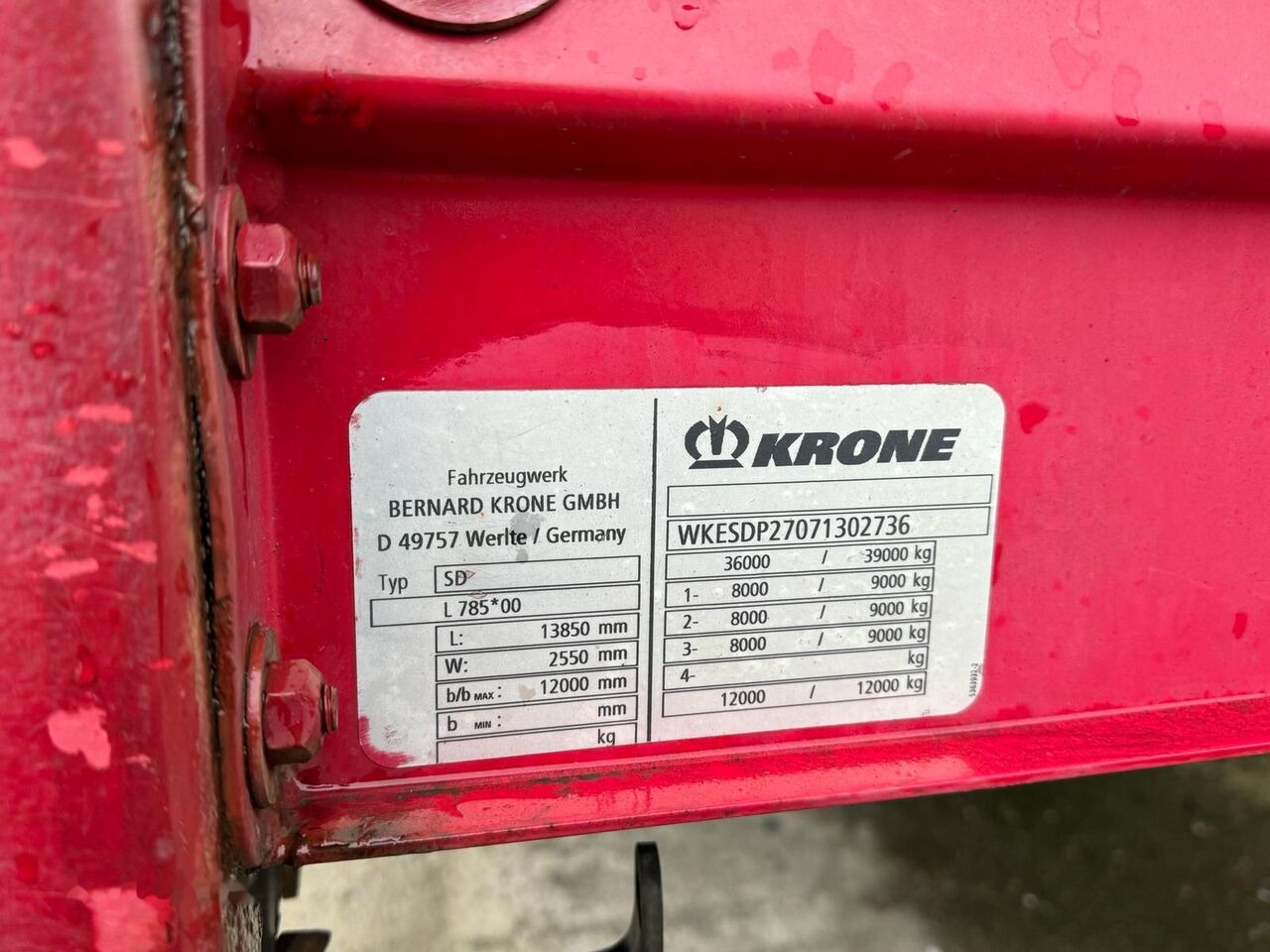 Krone BPW ECO PLUS MEGA - Hidraulic Upper Cover Lift - Semi-remorque rideaux coulissants: photos 2 Krone BPW ECO PLUS MEGA - Hidraulic Upper Cover Lift - Semi-remorque rideaux coulissants: photos 2