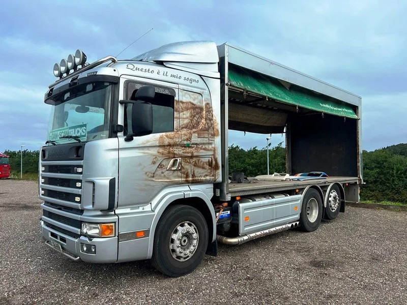 Camion porte-voitures Scania R164-480 V8 Steel / Air suspension.: photos 9