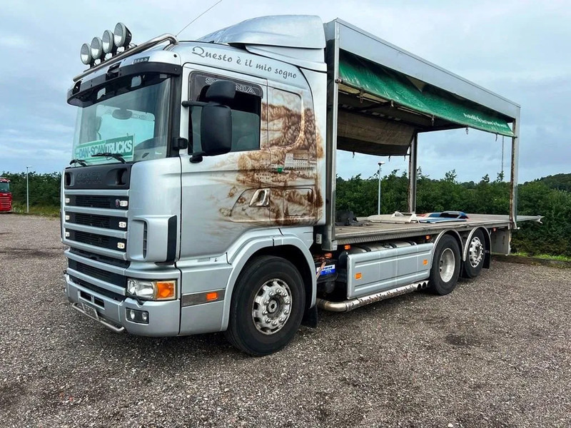 Camion porte-voitures Scania R164-480 V8 Steel / Air suspension.: photos 15