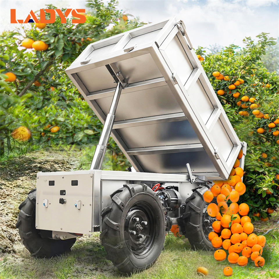 LADYS All-Terrain Four-Wheel Drive And Eight-Wheel Drive Transport Truck, Mountain Area Farm Orchard Greenhouse Construction Site Creeper Remote Control Electric Agricultural Transport Vehicle - Quadricycle: photos 2 LADYS All-Terrain Four-Wheel Drive And Eight-Wheel Drive Transport Truck, Mountain Area Farm Orchard Greenhouse Construction Site Creeper Remote Control Electric Agricultural Transport Vehicle - Quadricycle: photos 2
