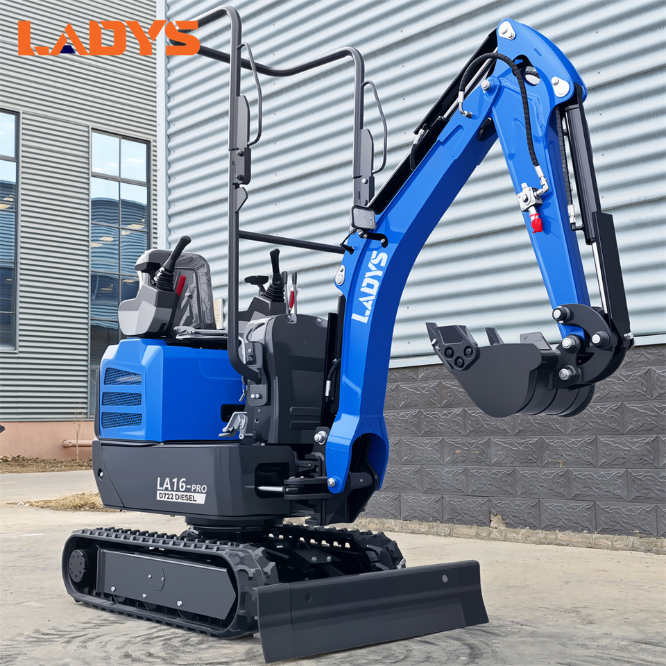 LADYS LA16Pro Mini Excavator CE Certification Kubota Engine(Factory Outlet) Mini Pelle Minibagger Minikoparka Miniexcavadora - Mini pelle: photos 5 LADYS LA16Pro Mini Excavator CE Certification Kubota Engine(Factory Outlet) Mini Pelle Minibagger Minikoparka Miniexcavadora - Mini pelle: photos 5