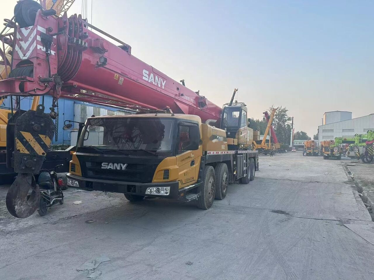 Palfinger Sany Used STC550 Truck Mounted Crane China 50 Ton 100 Ton Capacities - Grue mobile: photos 1 Palfinger Sany Used STC550 Truck Mounted Crane China 50 Ton 100 Ton Capacities - Grue mobile: photos 1