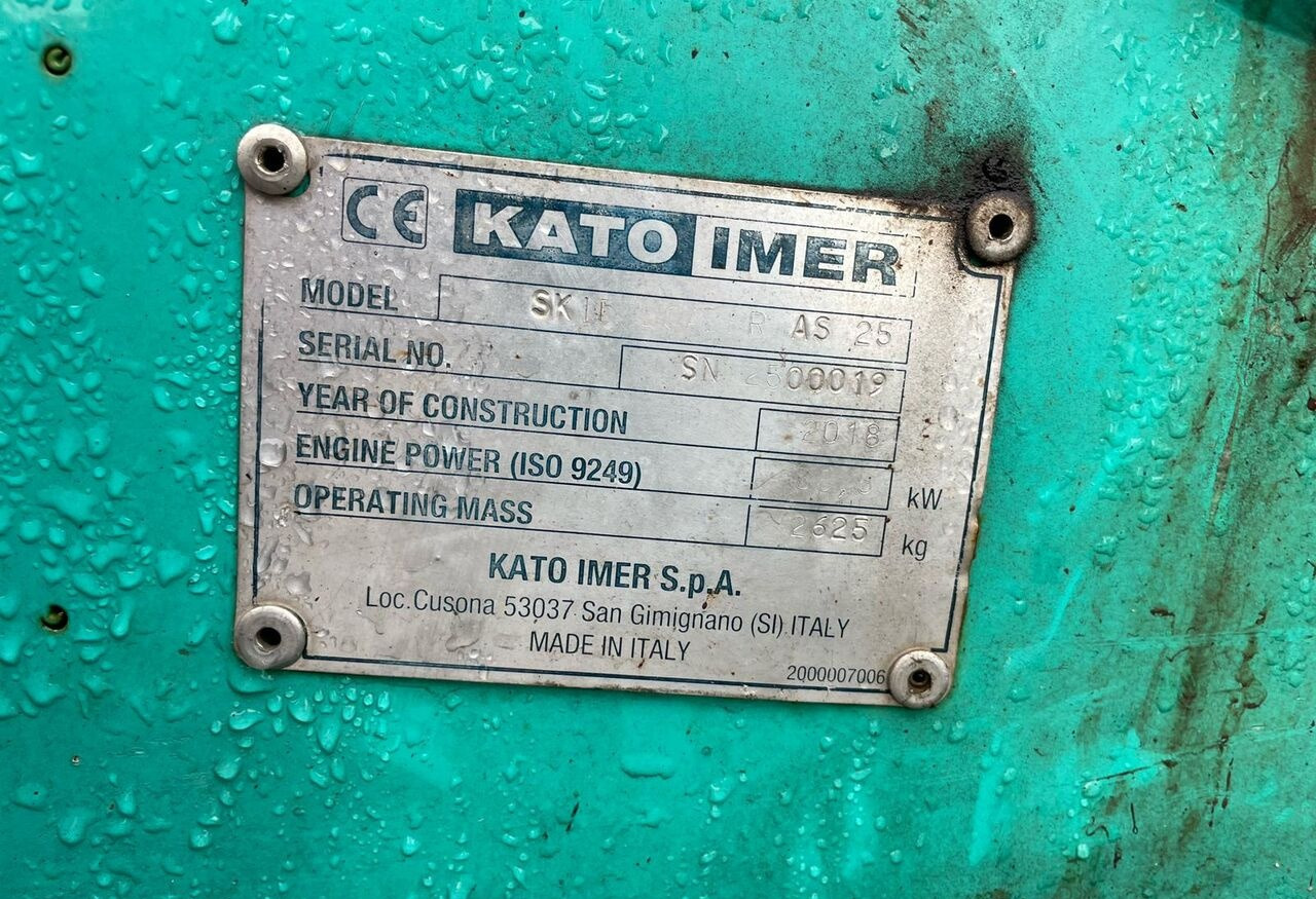 Mini chargeuse Kato Imer AS25: photos 11