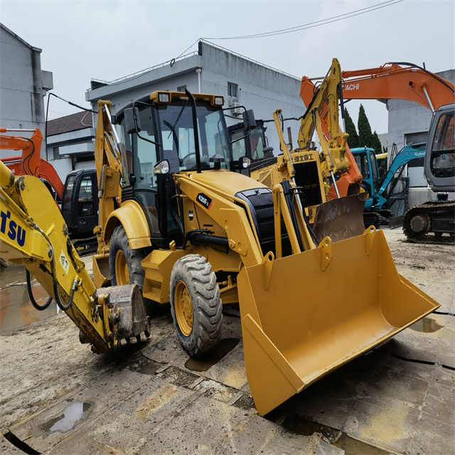 Tractopelle Second hand with good condition cat 420f backhoe loader 4x4 caterpillar 420f backhoe loaders in stock in shanghai yard: photos 6