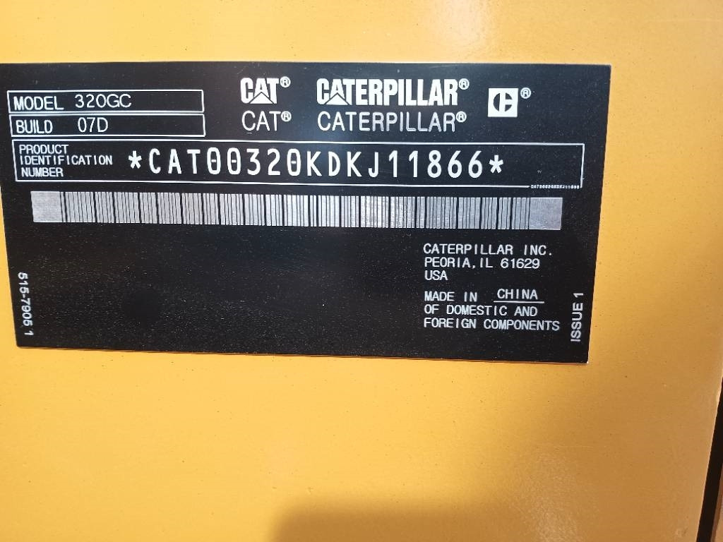 CAT 320 GC - Pelle sur chenille: photos 3 CAT 320 GC - Pelle sur chenille: photos 3