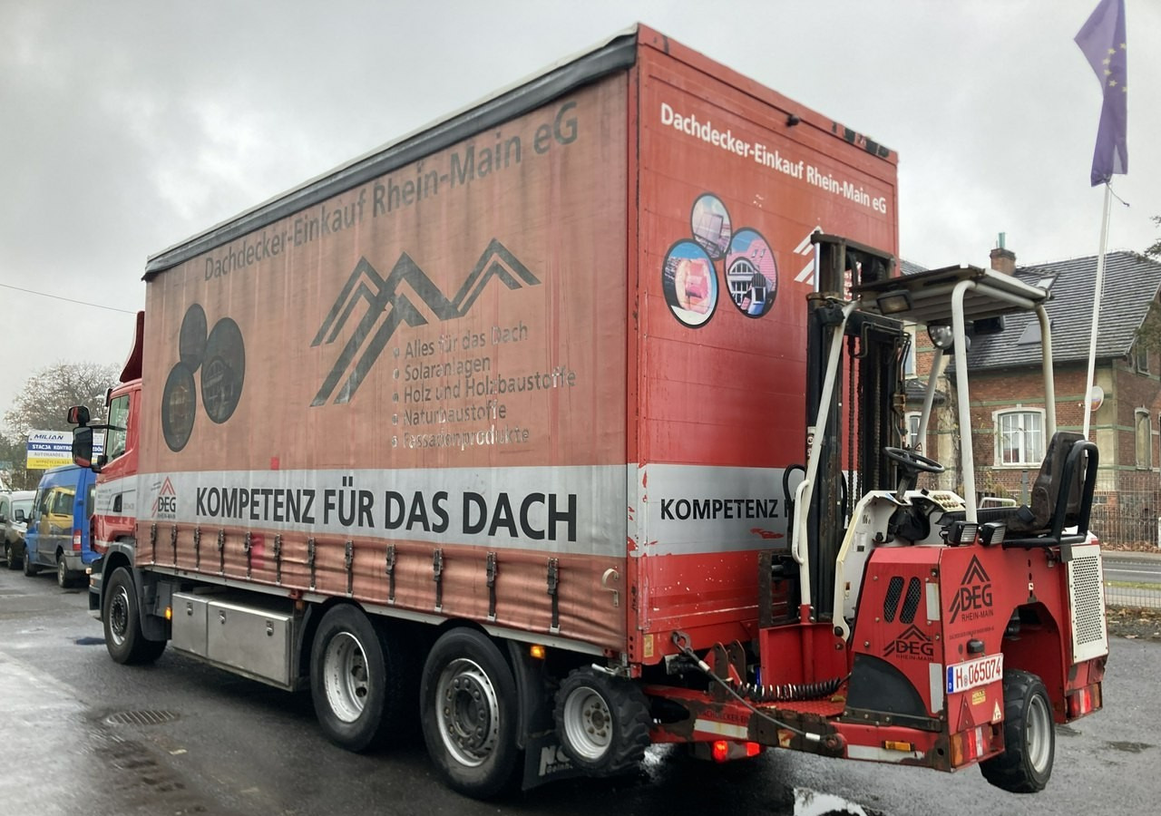 Inna Inny Scania G320 Wózek PALFINGER Firanka Plandeka plandeka Moffett 2012 - Utilitaire plateau baché: photos 2 Inna Inny Scania G320 Wózek PALFINGER Firanka Plandeka plandeka Moffett 2012 - Utilitaire plateau baché: photos 2