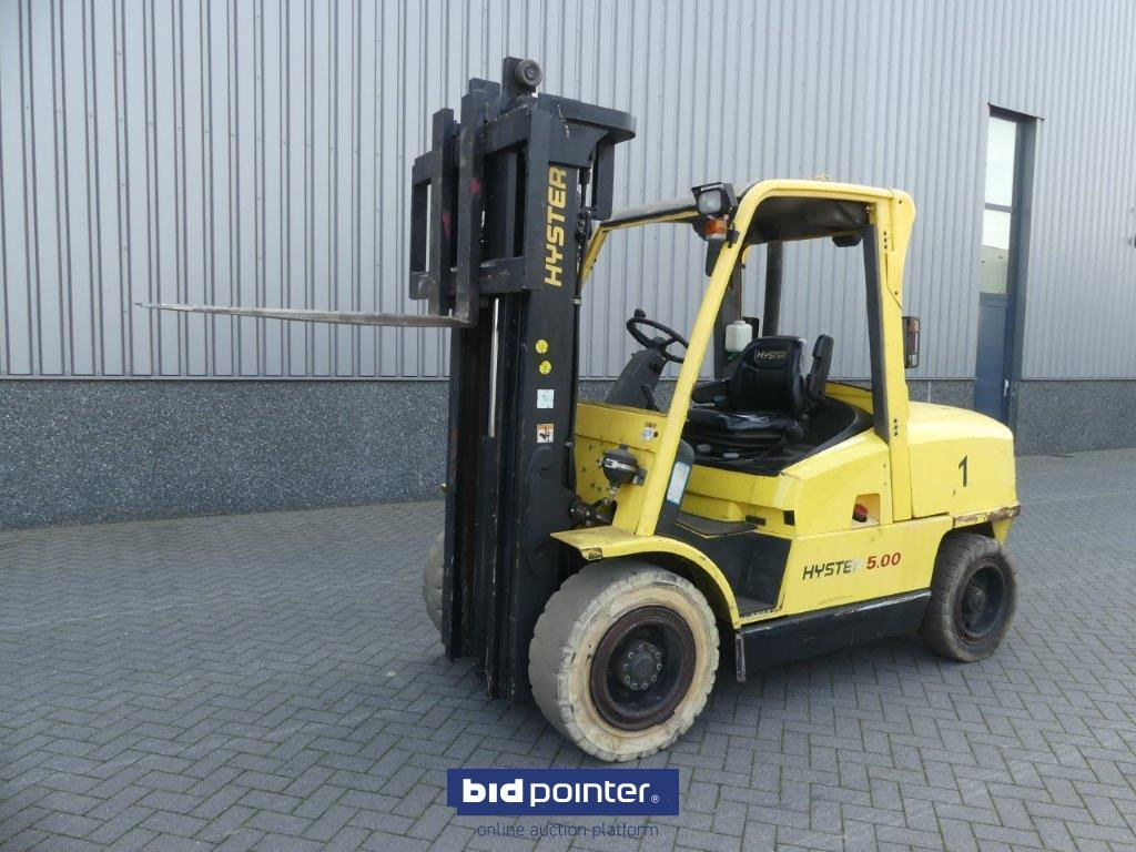 Hyster H5.00x Year 2001 - Chariot élévateur diesel: photos 1 Hyster H5.00x Year 2001 - Chariot élévateur diesel: photos 1