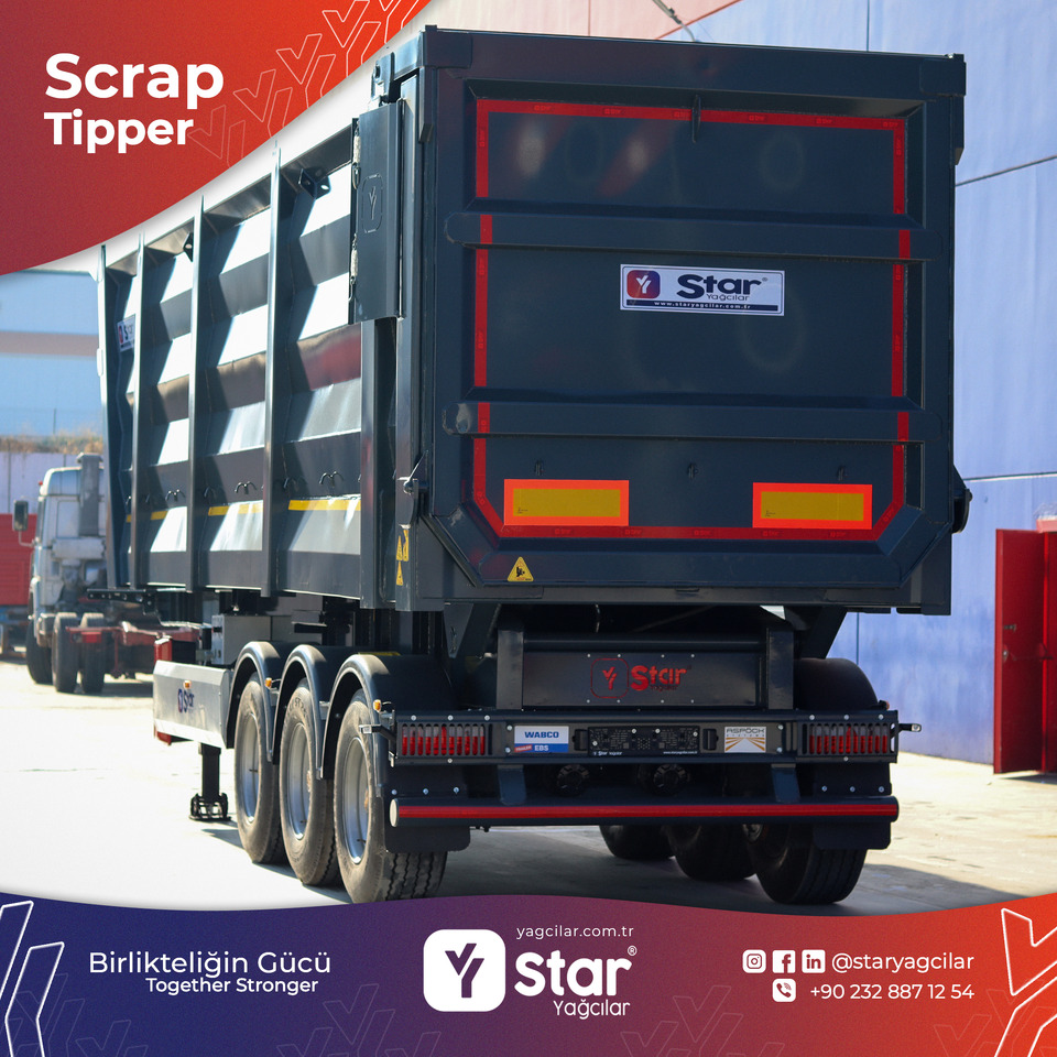 STAR YAGCILAR SY - Tipper scrap - Semi-remorque benne: photos 1 STAR YAGCILAR SY - Tipper scrap - Semi-remorque benne: photos 1