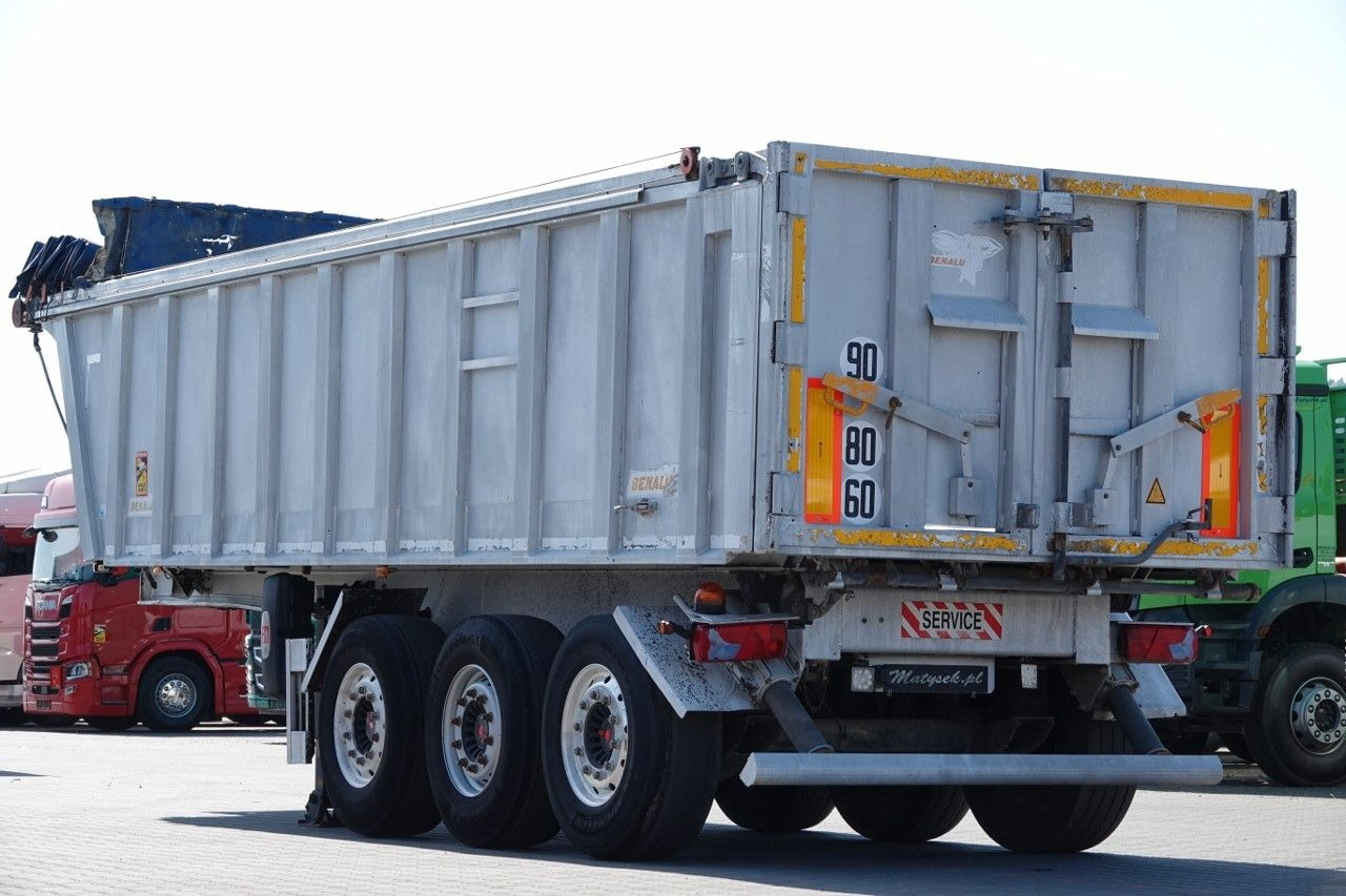 Benalu WYWROTKA / 28 m3 / ALUMINIOWA / OŚ PODNOSZONA / - Semi-remorque benne: photos 3 Benalu WYWROTKA / 28 m3 / ALUMINIOWA / OŚ PODNOSZONA / - Semi-remorque benne: photos 3