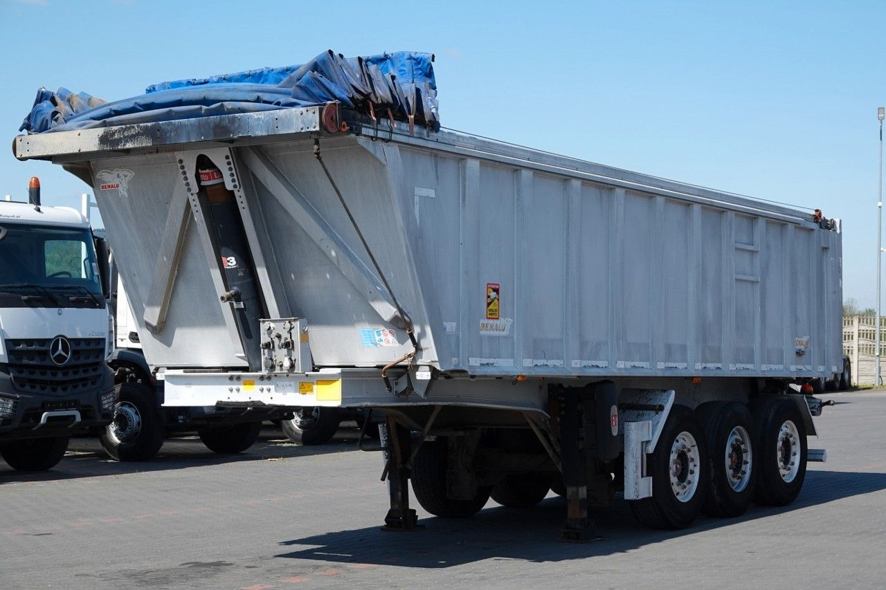 Benalu WYWROTKA / 28 m3 / ALUMINIOWA / OŚ PODNOSZONA / - Semi-remorque benne: photos 2 Benalu WYWROTKA / 28 m3 / ALUMINIOWA / OŚ PODNOSZONA / - Semi-remorque benne: photos 2