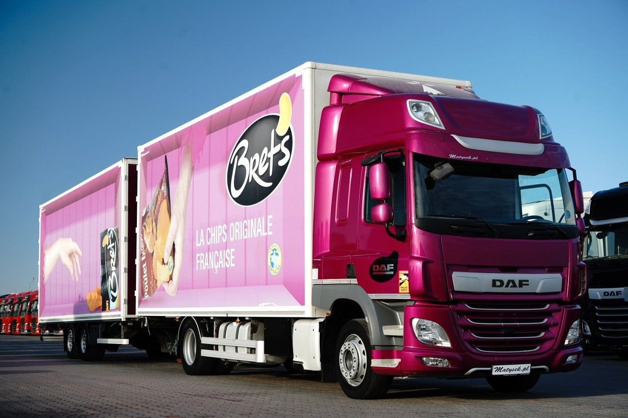 DAF CF 450 / ZESTAW TANDEM / KONTENER / 120 M3 / PR - Camion fourgon: photos 4 DAF CF 450 / ZESTAW TANDEM / KONTENER / 120 M3 / PR - Camion fourgon: photos 4