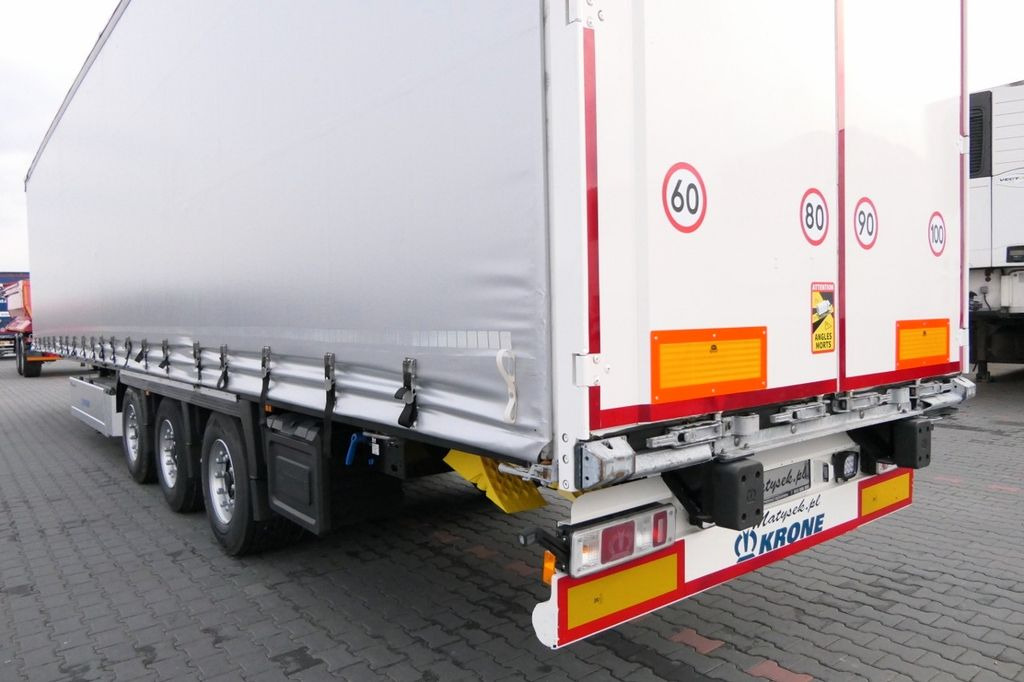 Semi-remorque rideaux coulissants Krone CURTAINSIDER/MEGA/PALLET BOX/LIFTED ROOF & AXLE/: photos 11 Semi-remorque rideaux coulissants Krone CURTAINSIDER/MEGA/PALLET BOX/LIFTED ROOF & AXLE/: photos 11