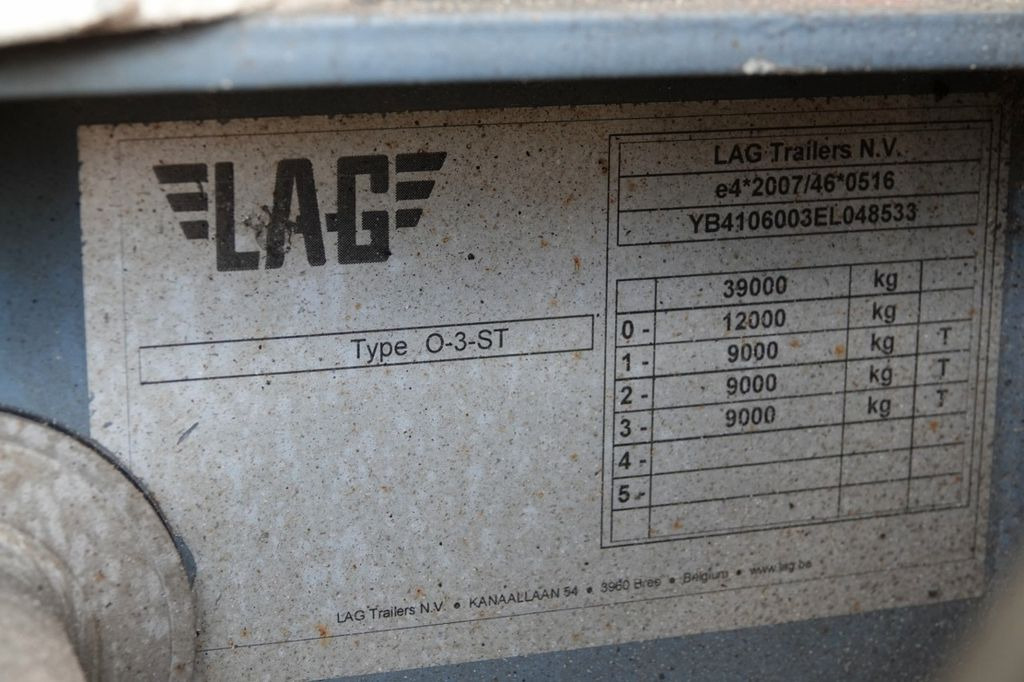 Semi-remorque citerne Lag CYSTERNA DO PALIWA / 36200 L / 4 KOMORY Lag CYSTERNA DO PALIWA / 36200 L / 4 KOMORY: photos 18 Semi-remorque citerne Lag CYSTERNA DO PALIWA / 36200 L / 4 KOMORY Lag CYSTERNA DO PALIWA / 36200 L / 4 KOMORY: photos 18