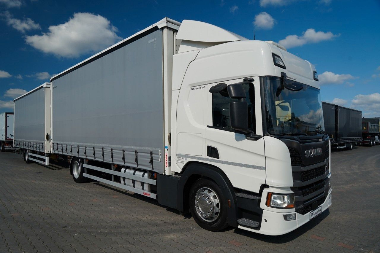 Scania P 280 / TANDEM / 4X2 /  MEGA / I-PARK COOL / PRZ - Camion à rideaux coulissants: photos 2 Scania P 280 / TANDEM / 4X2 /  MEGA / I-PARK COOL / PRZ - Camion à rideaux coulissants: photos 2